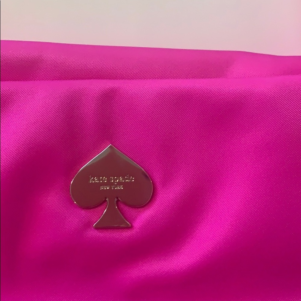 NWOT Kate Spade Pink Nylon Handbag - Picture 2 of 6